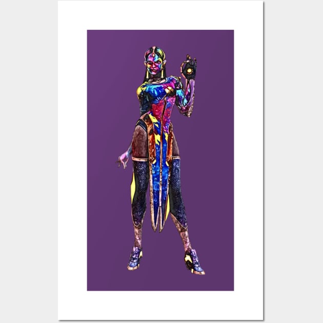 Overwatch Symmetra Holi Skin Wall Art by Green_Shirts